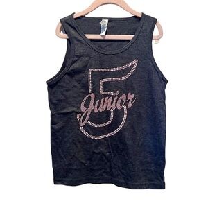 VAS Cheer Junior 5 Rhinestone Bling Tank Top Size Youth Small cheerleading